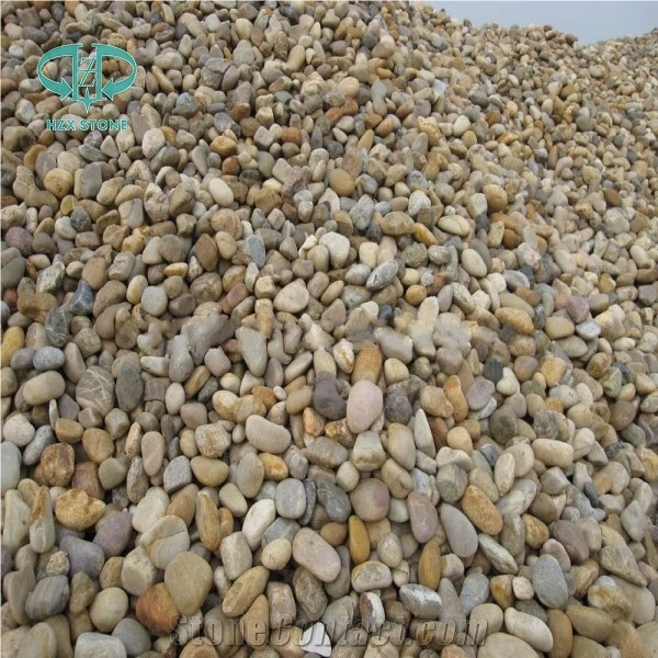 Wide Color Range White Black Beige Yellow Red Green Pebble Stone,River Stone,Polished,Unpolished,Decorative Stone in Landscaping,Garden,Walkway