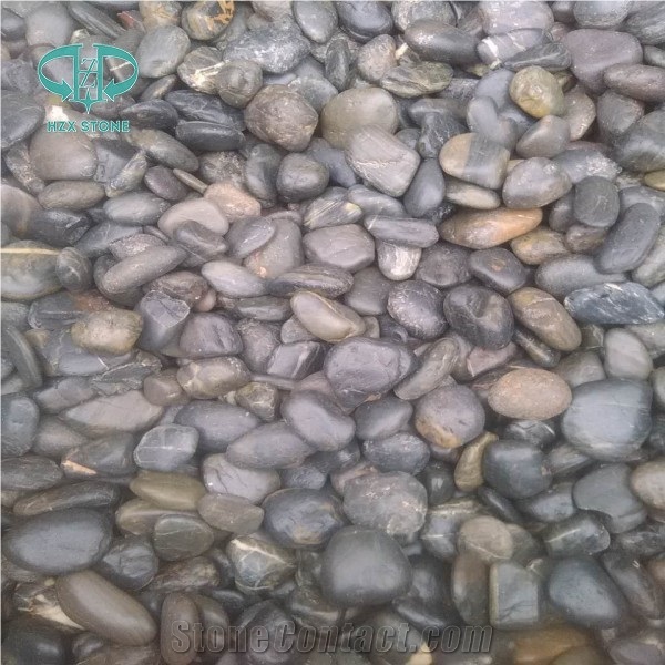 Wide Color Range White Black Beige Yellow Red Green Pebble Stone,River Stone,Polished,Unpolished,Decorative Stone in Landscaping,Garden,Walkway