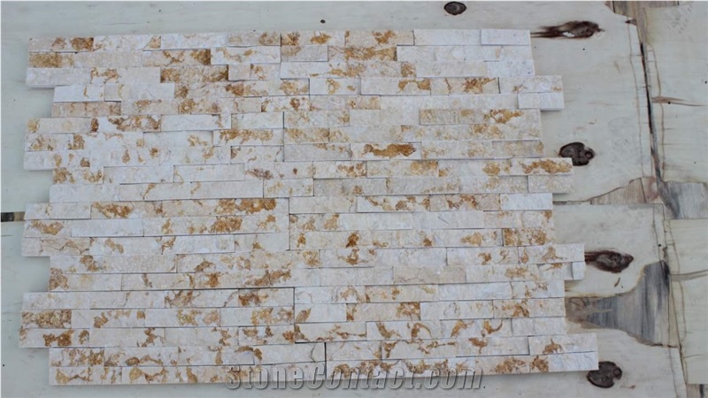 Egyptian Beige Brick Mosaic Tile Split Finish Mosaic Tile for Walling