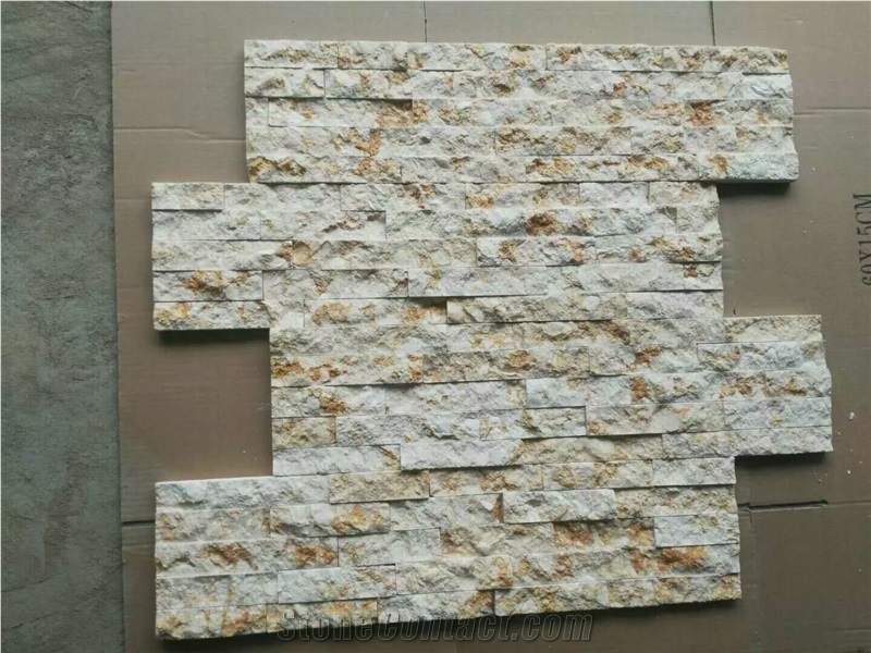 Egyptian Beige Brick Mosaic Tile Split Finish Mosaic Tile for Walling