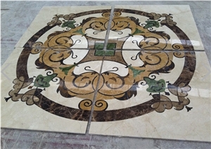Floor Medallion Waterjet Mosaic Medallion