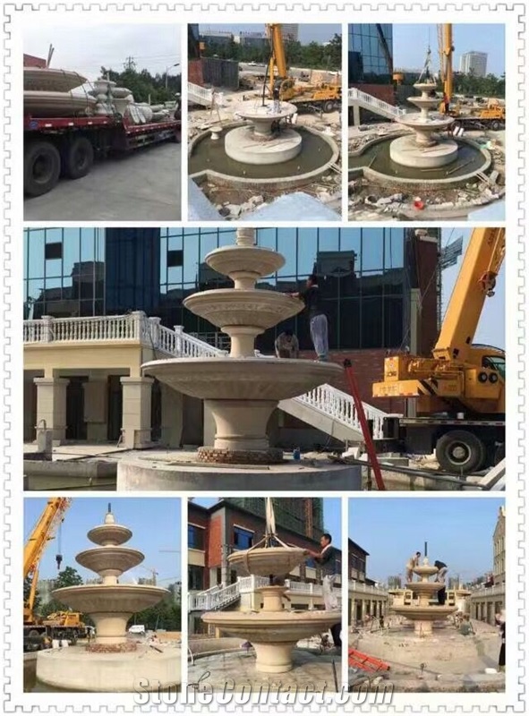 Popular Style Granite Garden Fountain
