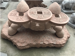 Red Granite Crab Sculpture,Big Seafood Sculpture for Outdoor Decoration,Crab Garden Sculpture
