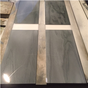Dark Grey Slate Flooring Tiles