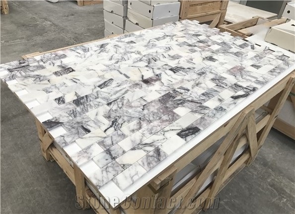 Calacatta Viola Polished Marble Mosaic Turkey