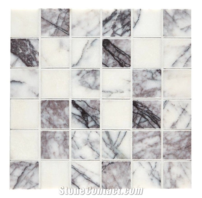 Calacatta Viola Polished Marble Mosaic Turkey