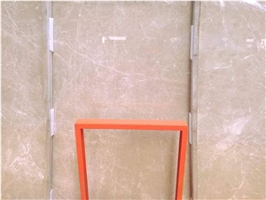 Crema Victorian Beige Marble Slabs, Beige Marble Polished Tiles Turkey, Da Vinci Biege Marble