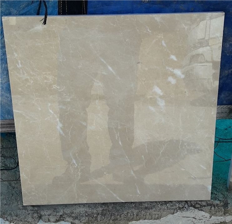 Crema Victorian Beige Marble Slabs, Beige Marble Polished Tiles Turkey, Da Vinci Biege Marble