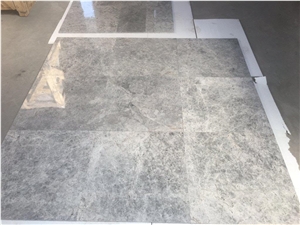 Tundra Grey Limestone Polished Tiles, Tundra Grey Marble Tiles Turkey