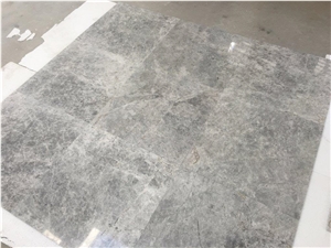 Tundra Grey Limestone Polished Tiles, Tundra Grey Marble Tiles Turkey