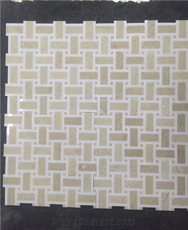 Good Quality Mix Color White Weave Mosaic Tile for Europe Style