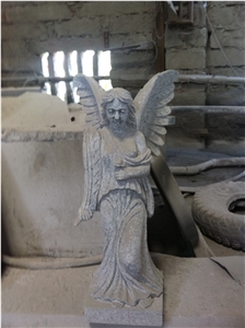 Angle Sculpture, G603 Grey Granite Sculpture & Statue