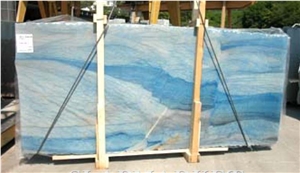Azul Macaubas Quartzite Slabs & Tiles, Brazil Blue Quartzite