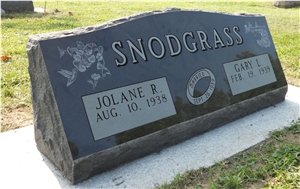 Black Granite Slant Grave, Slant Headstones Black Granite Slant Grave, Slant Headstones