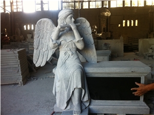 Custom Monument American Style Angel Monument Tombstone