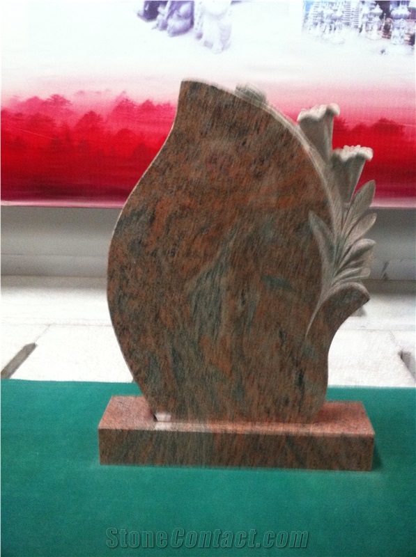 Custom Monument Flower Monument Upright Monument
