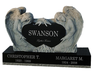 Double Angle Monument Tombstone
