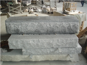 G603 Granite Grass Monument Grey Tombstone