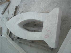 G603 Granite Grass Monument Grey Tombstone