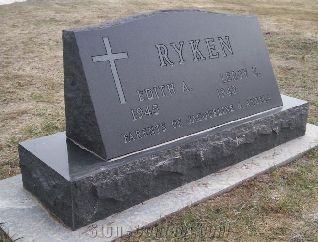 Grey Granite Bevels Slanted Markers