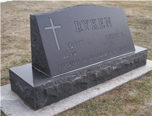 Grey Granite Bevels Slanted Markers
