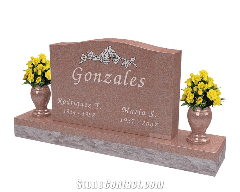 Indian Red Monument Western Style Tombstones