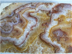 Multi Color Onyx Slabs & Tiles