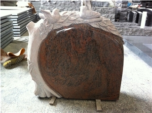 Round Monument Tombstone