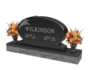 Round Tombstone Monument Shanxi Black Moument