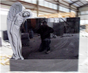 Shanxi Black Granite Monument Tombstone