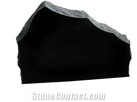 Shanxi Black Random Rocked Shape Monument, Tombstone