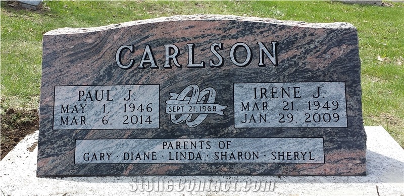 Slant Monument Headstone