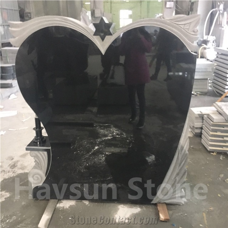 Star Of David Jewish Tombstones Double Monuments