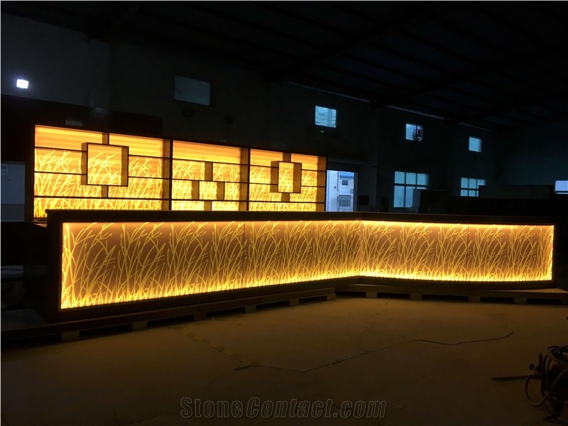 Free Standing Mordern Bar Counter Juice Stone Bar Counter for Sale