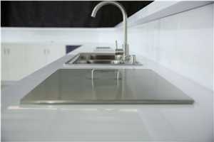 New Diamond Design Bar Counter High Gloss Solid Surface Bar for Restaurant