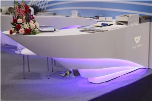 Newest Solid Surface Reception Desk, Reception Counter