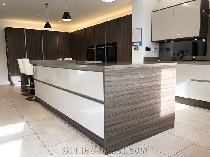 Hot Sale Brown Color Quartz Stone Big Slab for Kitchen Countertop,Table Top More Durable Than Granite,Thickness 2/3cm