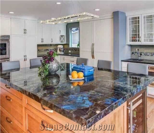 Blue Jade Granite Slabs&Tiles,Polished Blue Granite Wall&Floor Covering Tiles,Labradorite Blue Granite Wall Claddings, Lemurian Blue for Countertops&Staircase, Blue Green Slab,Tsoa Pearl Slabs