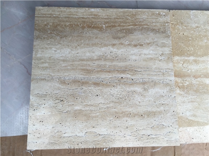 Kayseri Light Travertine Slabs & Tiles, Turkey Beige Travertine