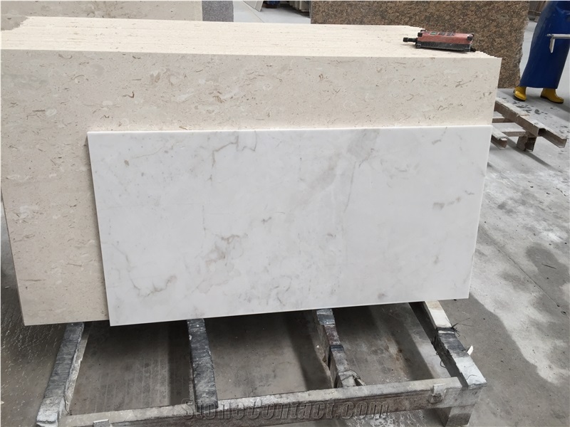 Piges Drama White Marble Slabs & Tiles