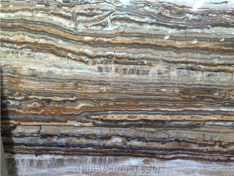 Traonyx,Onice Travertino,Brown Onyx Slabs & Tiles