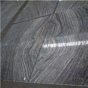 Polished Cheap China Black Wood Vein Marble, Rosewood Grain Black Marble, Ancient Black Tree Marble, Antique Serpenggiante Marble Slabs, Floor Tiles