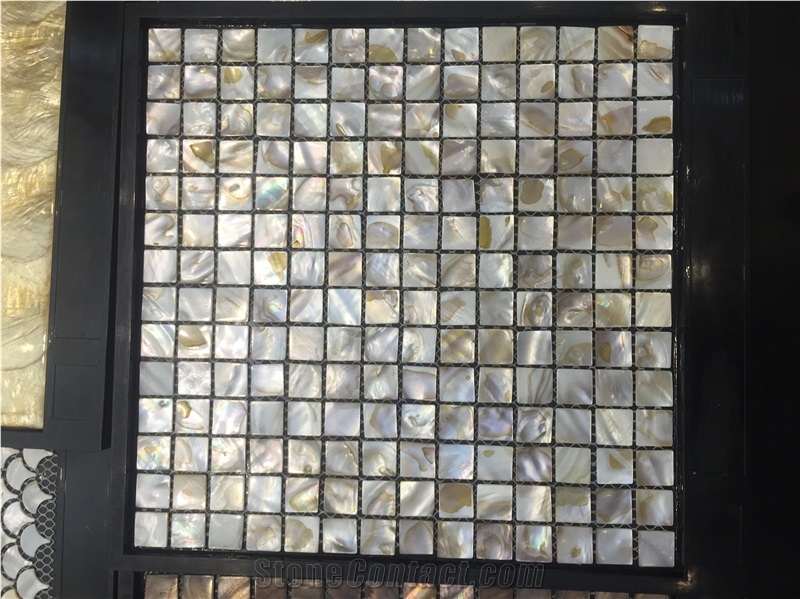 Shell Mosaic Stone Tile, 3d Design Shell Manmade Mosaic Tile for Wall, China Cheap Mosaic on Sales