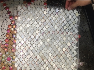 Shell Mosaic Stone Tile, 3d Design Shell Manmade Mosaic Tile for Wall, China Cheap Mosaic on Sales