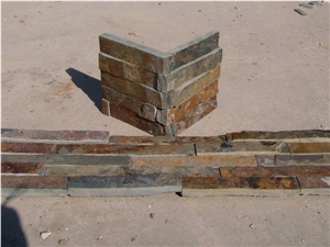 Rusty Slate Corner/Rusty Slate/Rusty Slate Panel Corner/Corner/Culture Stone Corner