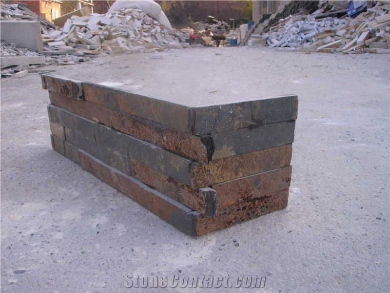 Rusty Slate Corner/Rusty Slate/Rusty Slate Panel Corner/Corner/Culture Stone Corner