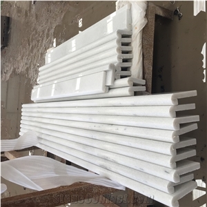 Crystal White Marble Molding & Border Crystal White Marble Molding & Border
