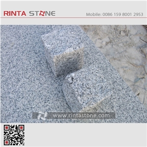 G603 Cobble Granite Paving Stone Outside Pavings Cobble Stone Cube Stone Floor Covering Walkway Pavers Natural Stone Pavers China Grey Stone Cubestone New G603