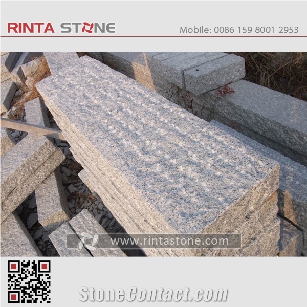G603 Cobble Stone Grey Granite Paving Stone Outside Pavings Cobble Stone Cube Stone Floor Covering Walkway Pavers Natural Stone Pavers China Grey Stone Cubestone New G603