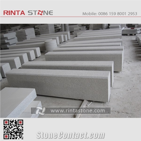 G603 G3503 Granite Kerb Stone New Bianco Gamma, Bianco Crystal White Granite,Royal White Granite,Light Grey Granite Padang White